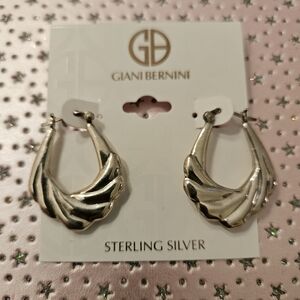 Giani Bernini Silver Hoop Earrings